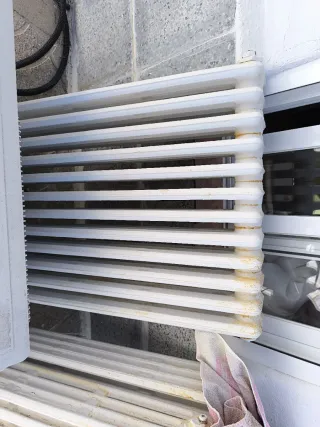 Radiador de hierro fundido blanco