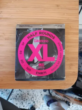 Cuerdas D'Addario Half Rounds para bajo
