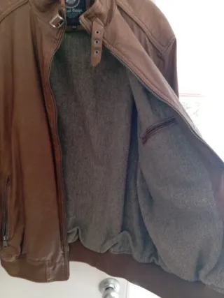 Chaqueta de cuero hombre