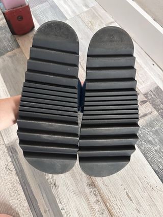 Sandalias vaqueras denim con hebillas