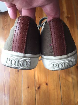 Zapatillas Polo Ralph Lauren caqui T43