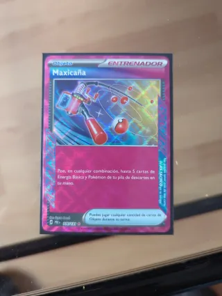 Carta Pokémon TCG Maxicaña Entrenador