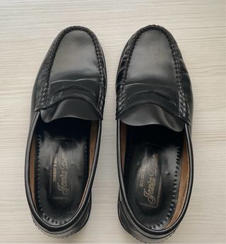 Mocasines Jesús Benedí negros piel 100%