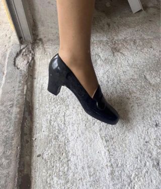 Pierna de maniquí antigua