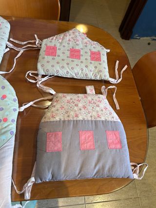 Chichonera cuna casa patchwork