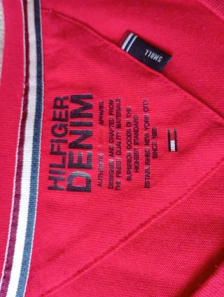 Camiseta Tommy Hilfiger Roja Talla S