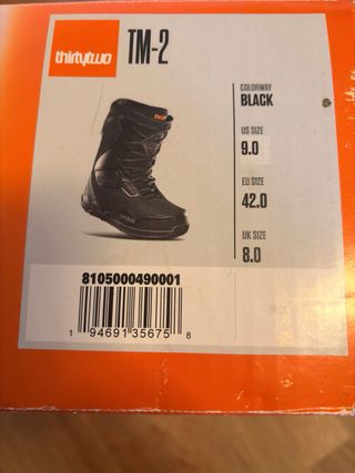 Botas Snowboard ThirtyTwo TM-2 Talla 42