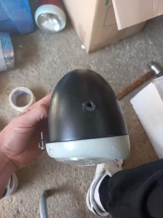 Faro de moto antiguo