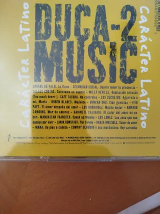 CD Carácter Latino Duca-2 Music