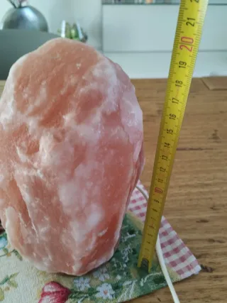 Lampada di sale rosa