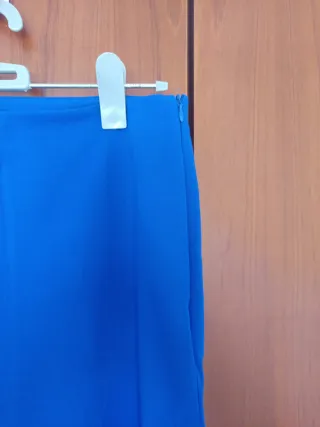 Pantalón azulón ancho