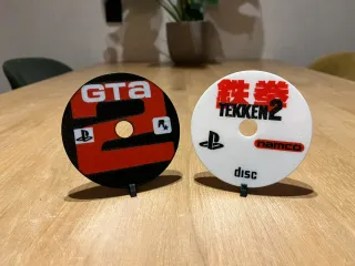 Consola PS1 + Posavasos 3D Juegos