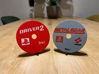 Consola PS1 + Posavasos 3D Juegos