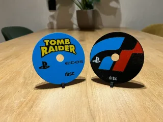 Consola PS1 + Posavasos 3D Juegos