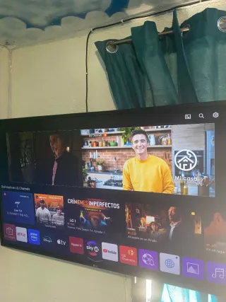 Tv de 50 plg marca LG smart tv en buen estado .