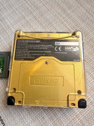Game Boy SP Zelda Edición Dorada + Juego de zelda