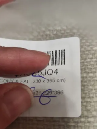 Mantel de lino beige