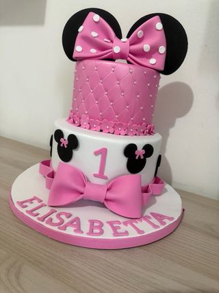Torta scenografica Minnie Mouse 1 anno