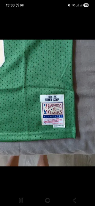 Camiseta Seattle Sonics 40 Mitchell & Ness