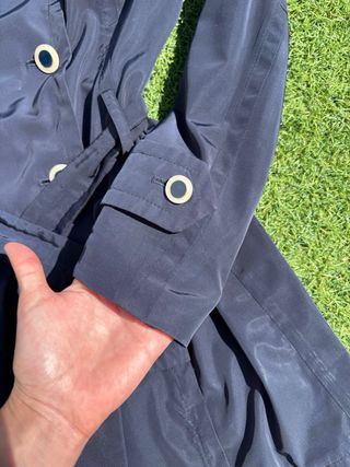 Gabardina Mango azul marino