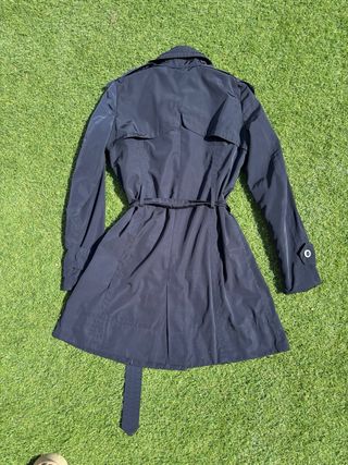Gabardina Mango azul marino