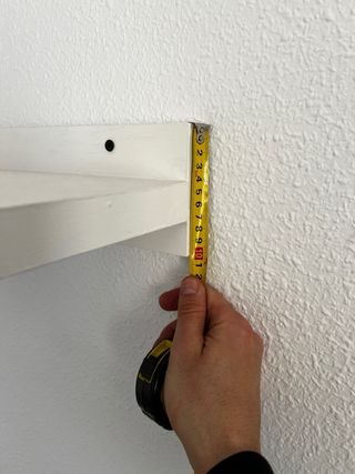 Estante de pared blanco