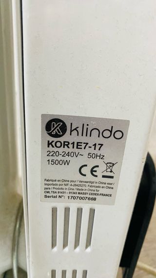 Radiador Kindo Blanco calefaccion