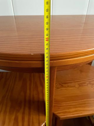 Set tavolo e 2 sgabelli in legno