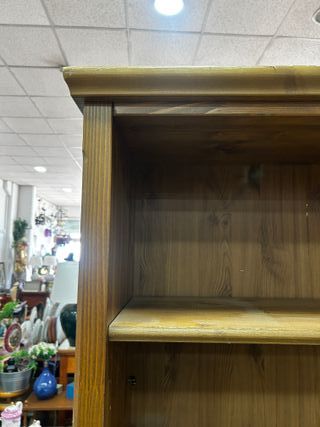 Estantería de Madera Maciza Estilo Rústico