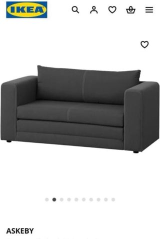 Sofá cama IKEA ASKEBY gris