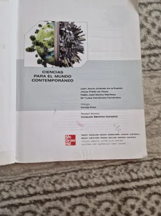 CIENCIAS PARA EL MUNDO CONTEMPORANEO 1 BACHILLE...