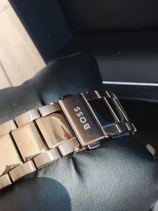 Reloj Hugo Boss original Cronógrafo verde cobre