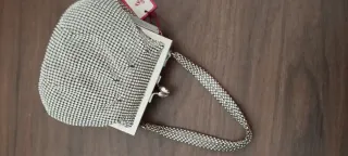 Bolso fiesta malla cristal Swarovsky