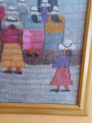 Cuadro Tapiz Multicolor