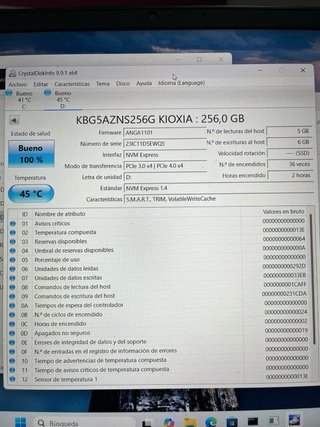 SSD M.2 Kioxia 256GB