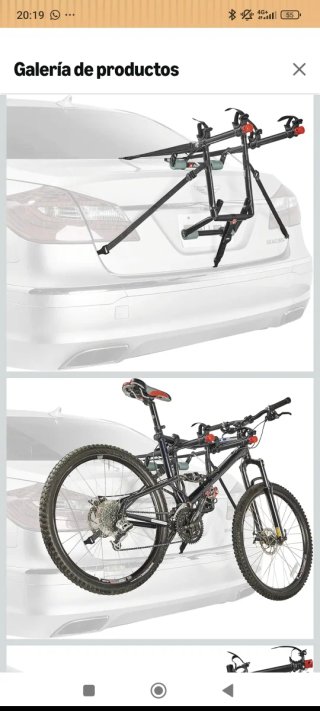 Portabicicletas Allen para 2 bicis, nuevo.