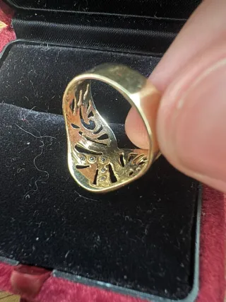 Anillo oro 14k 2.4gr