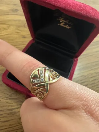 Anillo oro 14k 2.4gr