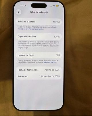 iPhone 17 Morado 100% de bateria precio negociable