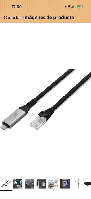Cable USB -C Digitus precio 28 en amazon