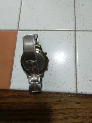 Orologio Guess Uomo Cronografo Oro Argento