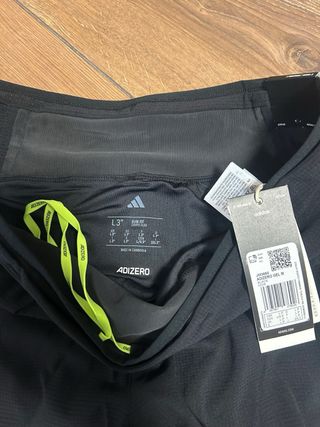 Pantalón Corto Adidas Adizero Gel Negro