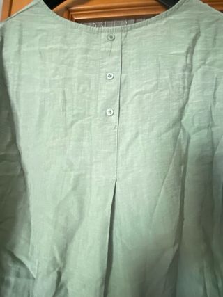 Blusa verde taglia unica