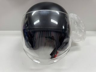 Casco Moto 3/4 Abierto Negro