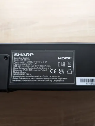 Cómo nueva barra sonido Sharp ht-sb700 dolby atmos