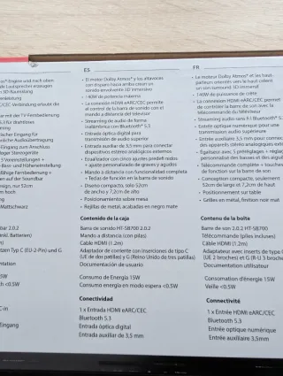 Cómo nueva barra sonido Sharp ht-sb700 dolby atmos
