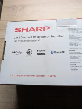 Cómo nueva barra sonido Sharp ht-sb700 dolby atmos