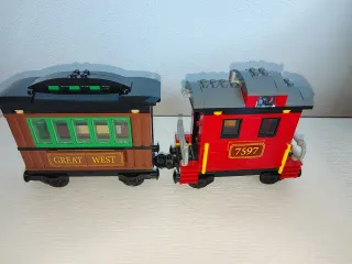 Lego Coppia Vagoni Treno Great West 7597 Toy story