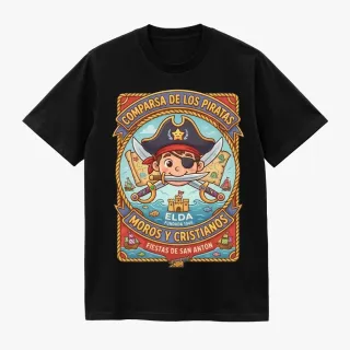 Camiseta Piratas Moros y Cristianos Elda