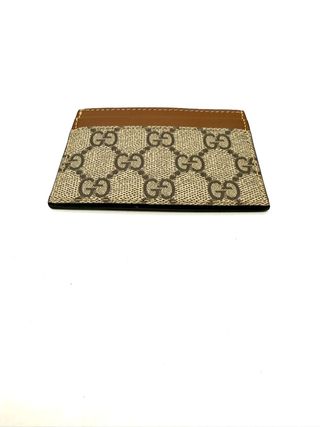 Tarjetero Gucci Beige y Marrón